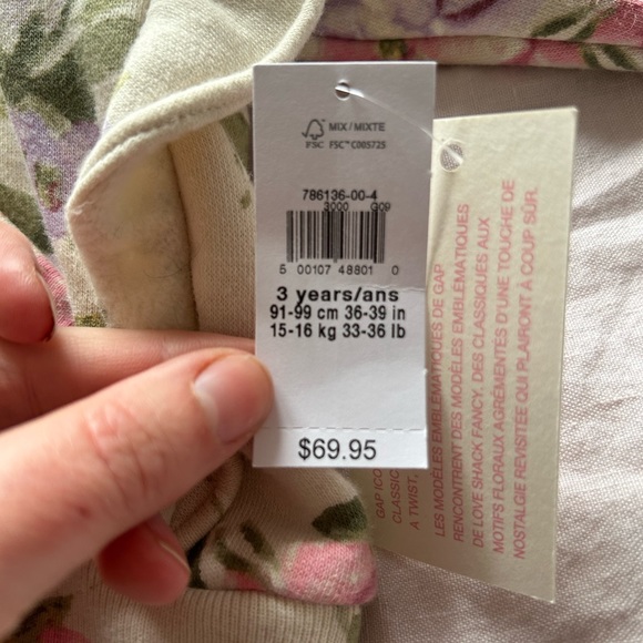 Gap x loveshackfancy floral toddler hoodie - Picture 4 of 4